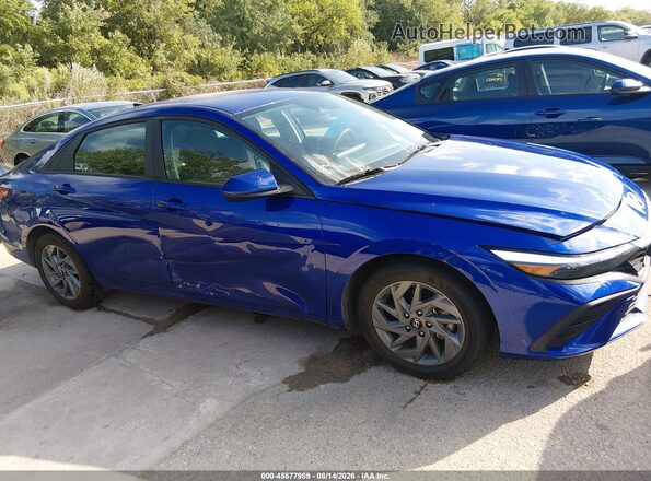 KMHLM4DG2RU820694 2024 HYUNDAI ELANTRA Blue უკანა სალონის ხედი