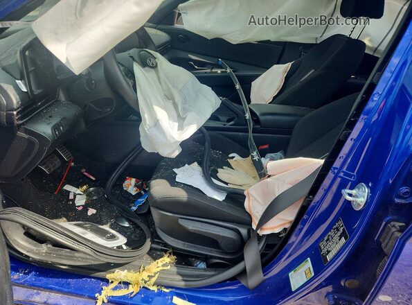KMHLM4DG2SU876883 2025 HYUNDAI ELANTRA Blue Вид салону спереду
