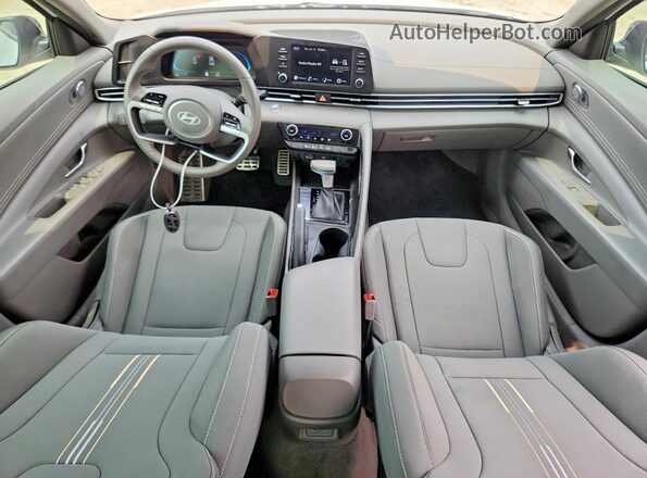 KMHLM4DG2SU984064 2025 HYUNDAI ELANTRA White Առջևի վահանակի տեսք
