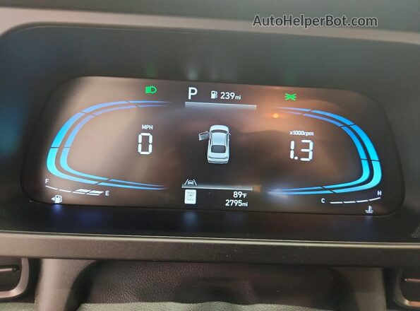 KMHLM4DG2TU253152 2026 HYUNDAI ELANTRA Gray Widok zestawu wskaźników