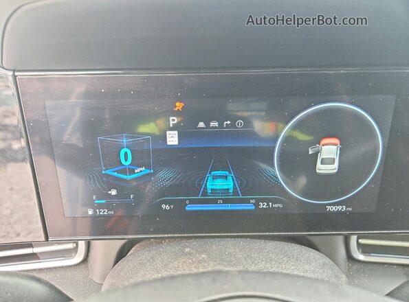 KMHLM4DG3RU651009 2024 HYUNDAI ELANTRA White ხელსაწყოთა პანელის ხედი