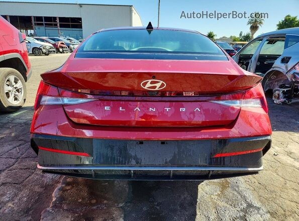 KMHLM4DG3RU746752 2024 HYUNDAI ELANTRA Красный Вид сзади