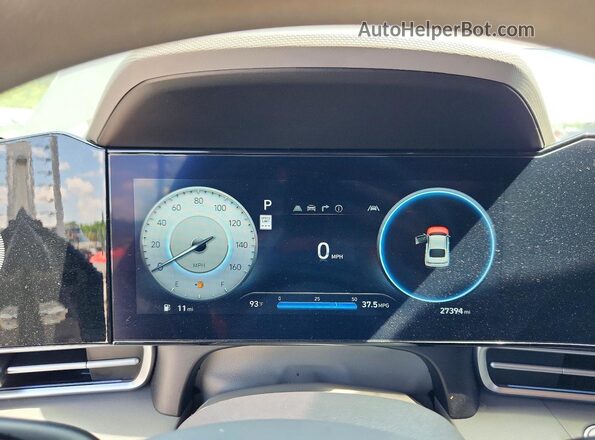 KMHLM4DG3RU815097 2024 HYUNDAI ELANTRA Gray Instrument cluster view