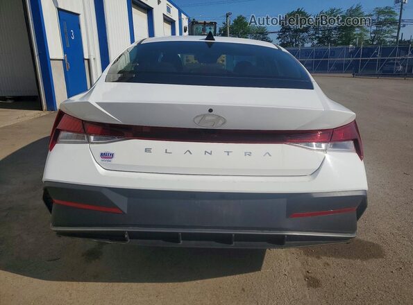 KMHLM4DG3SU034313 2025 HYUNDAI ELANTRA White Vista trasera