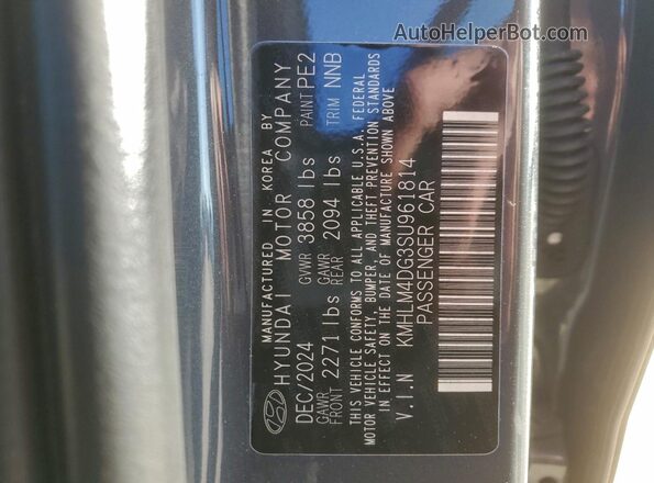 KMHLM4DG3SU961814 2025 HYUNDAI ELANTRA Silver Widok komory silnika