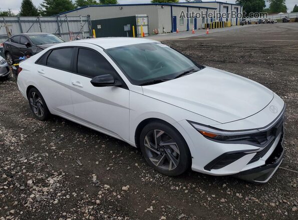 KMHLM4DG3SU998670 2025 HYUNDAI ELANTRA White Przód prawy