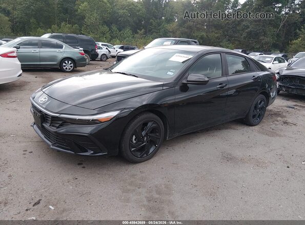 KMHLM4DG3TU214537 2026 HYUNDAI ELANTRA Black წინა მარცხენა ხედი სამი მეოთხედიდან