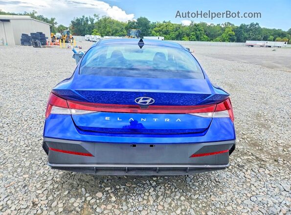 KMHLM4DG4RU729104 2024 HYUNDAI ELANTRA Blue Widok z tyłu