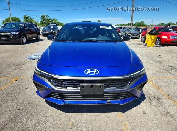 KMHLM4DG4SU001501 2025 HYUNDAI ELANTRA Blue Vista frontal