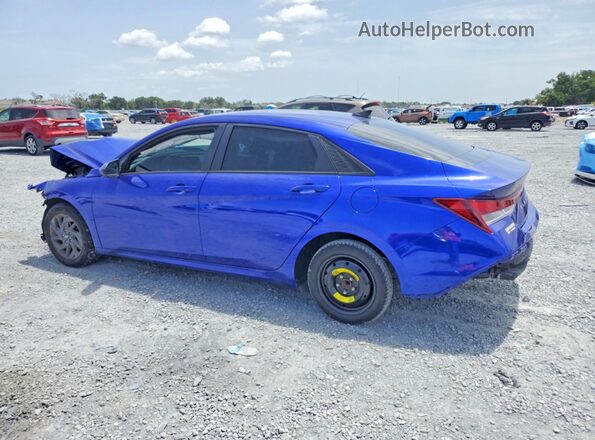 KMHLM4DG5RU656776 2024 HYUNDAI ELANTRA Blue Trasero izquierdo