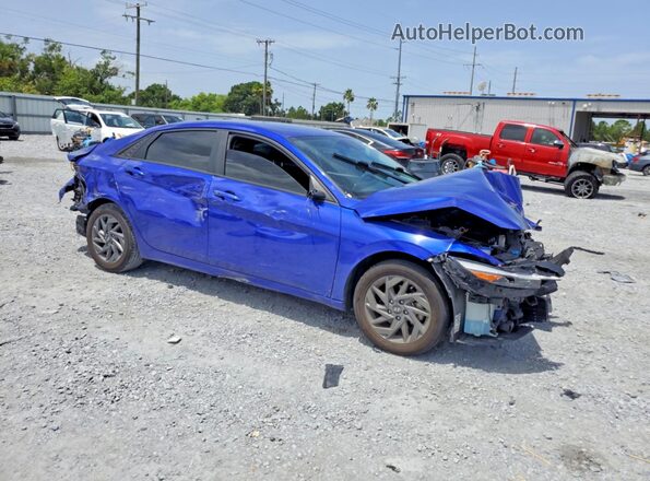 KMHLM4DG5RU656776 2024 HYUNDAI ELANTRA Blue Delantero derecho