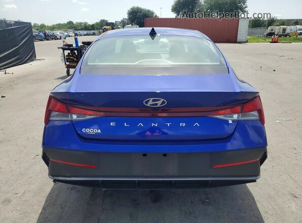 KMHLM4DG5RU797976 2024 HYUNDAI ELANTRA Blue Rear view