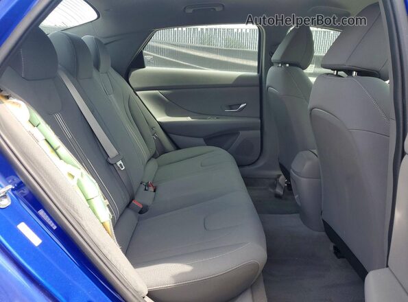KMHLM4DG5RU797976 2024 HYUNDAI ELANTRA Blue Rear seats view