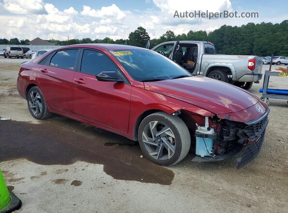 KMHLM4DG6SU071663 2025 HYUNDAI ELANTRA Red Przód prawy