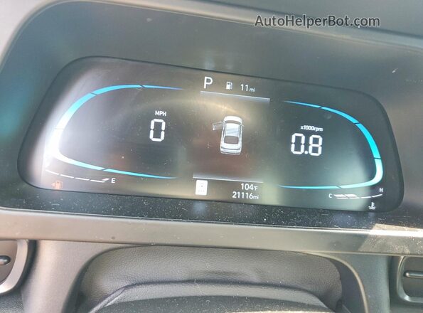 KMHLM4DG6SU071663 2025 HYUNDAI ELANTRA Red Widok zestawu wskaźników