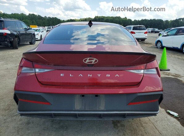 KMHLM4DG6SU071663 2025 HYUNDAI ELANTRA Red Widok z tyłu