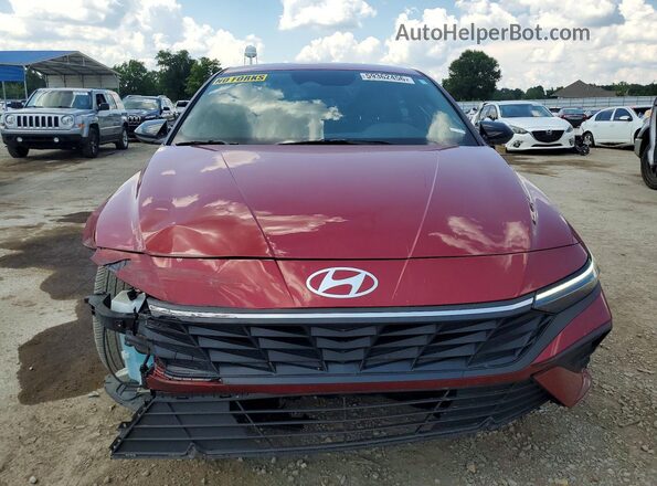 KMHLM4DG6SU071663 2025 HYUNDAI ELANTRA Red Widok z przodu