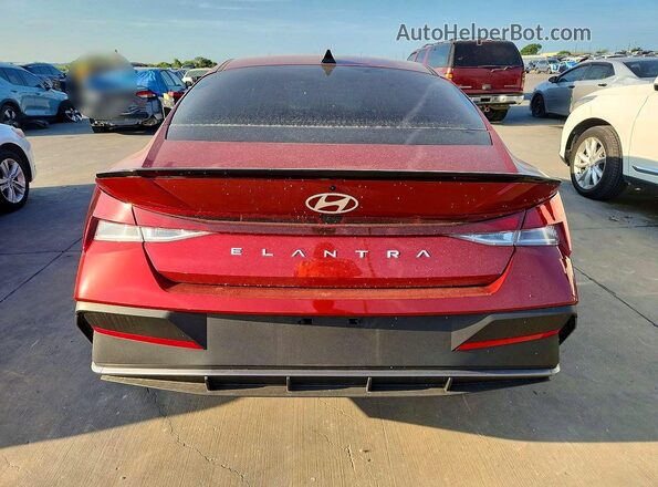 KMHLM4DG6TU143446 2026 HYUNDAI ELANTRA Red Rear view