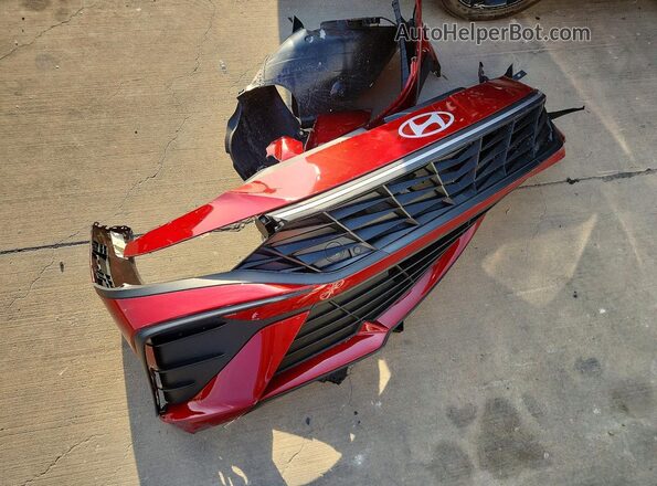 KMHLM4DG6TU143446 2026 HYUNDAI ELANTRA Red Engine compartment view