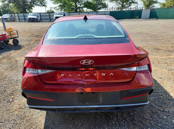 KMHLM4DG7RU674292 2024 HYUNDAI ELANTRA Красный Вид сзади
