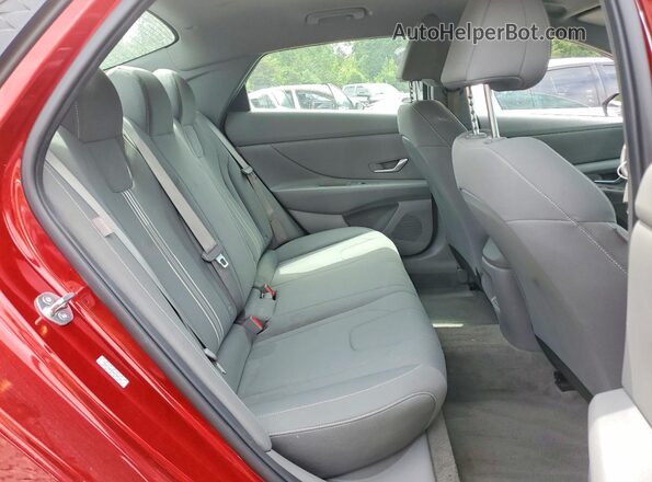KMHLM4DG7RU754191 2024 HYUNDAI ELANTRA Red უკანა სავარძლების ხედი