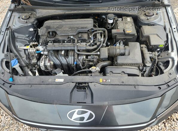 KMHLM4DG7SU998767 2025 HYUNDAI ELANTRA Charcoal უკანა სალონის ხედი