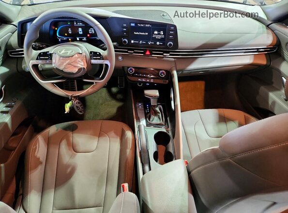 KMHLM4DG7TU123254 2026 HYUNDAI ELANTRA Gray Вид панелі приладів
