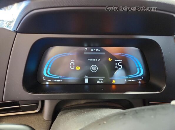 KMHLM4DG7TU176262 2026 HYUNDAI ELANTRA Gray ხელსაწყოთა პანელის ხედი