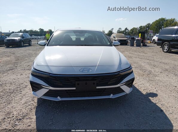 KMHLM4DG8RU642497 2024 HYUNDAI ELANTRA White Սարքավորումների վահանակի տեսք