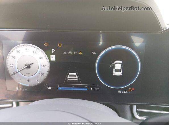 KMHLM4DG8RU642497 2024 HYUNDAI ELANTRA White Հետևի նստատեղերի տեսք