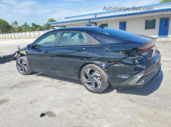 KMHLM4DG8SU897771 2025 HYUNDAI ELANTRA Черный Задняя левая четверть