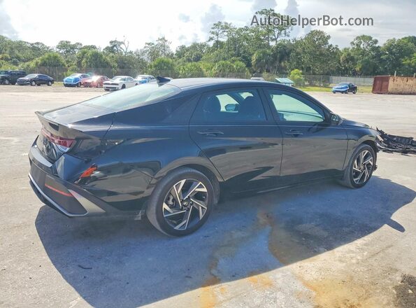 KMHLM4DG8SU897771 2025 HYUNDAI ELANTRA Черный Задняя правая четверть