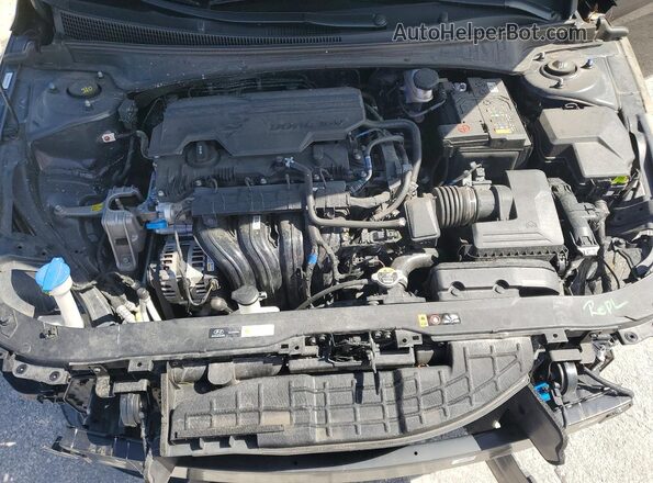 KMHLM4DG8SU897771 2025 HYUNDAI ELANTRA Черный Вид задней части салона