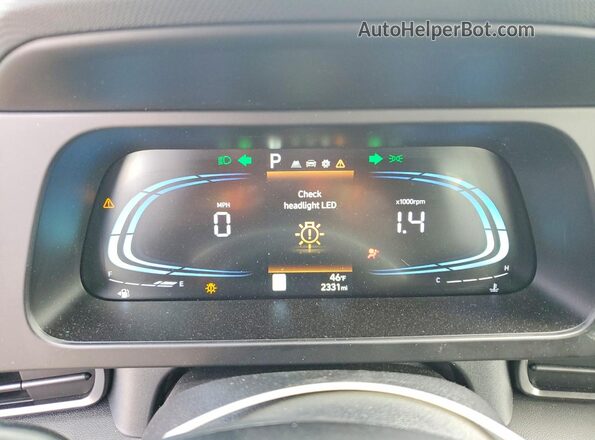 KMHLM4DG8TU117477 2026 HYUNDAI ELANTRA Белый Вид щитка приборов