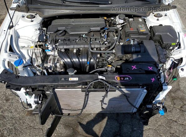 KMHLM4DG8TU191496 2026 HYUNDAI ELANTRA Белый Вид задней части салона