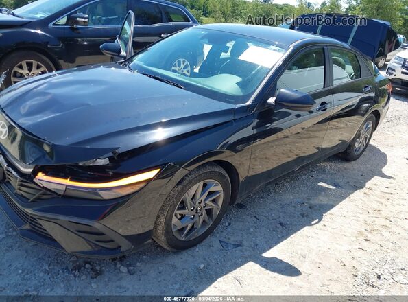KMHLM4DG9RU638801 2024 HYUNDAI ELANTRA Black Vista tres cuartos delantera izquierda