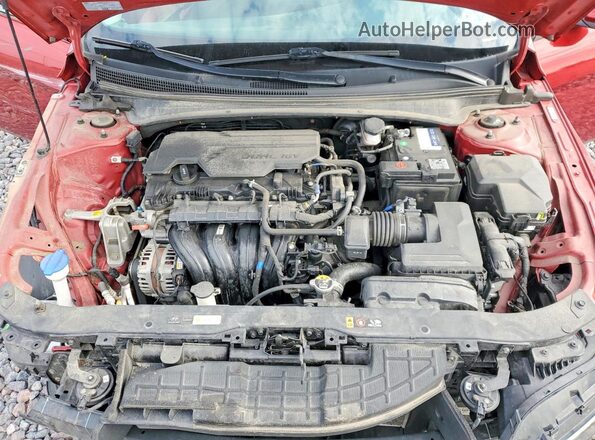 KMHLM4DG9RU671748 2024 HYUNDAI ELANTRA Red Widok wnętrza z tyłu