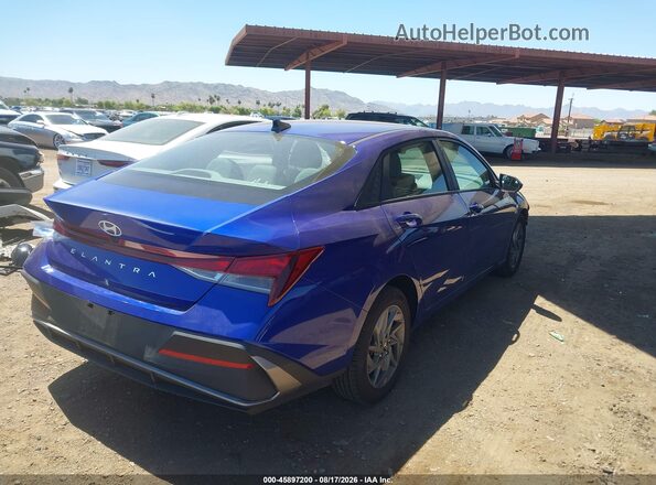 KMHLM4DG9RU747078 2024 HYUNDAI ELANTRA Blue Tył prawy