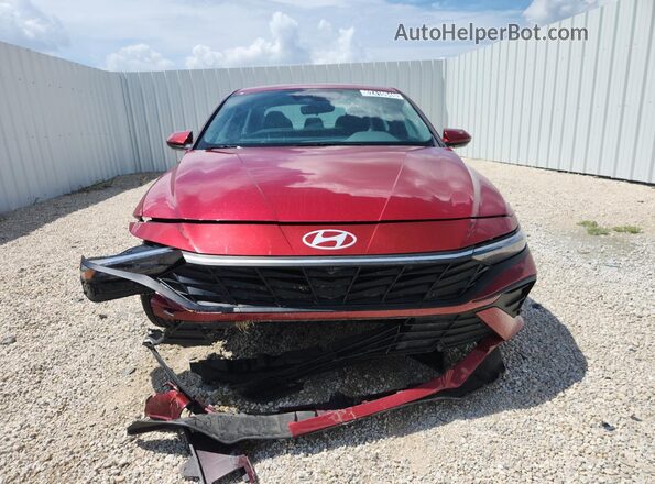 KMHLM4DG9RU839985 2024 HYUNDAI ELANTRA Red VIN կոդի պիտակի տեսք
