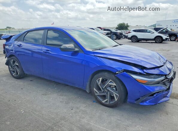 KMHLM4DG9SU083757 2025 HYUNDAI ELANTRA Blue Przód prawy