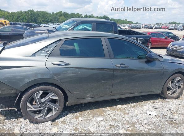 KMHLM4DG9SU870093 2025 HYUNDAI ELANTRA Серый Вид задней части салона
