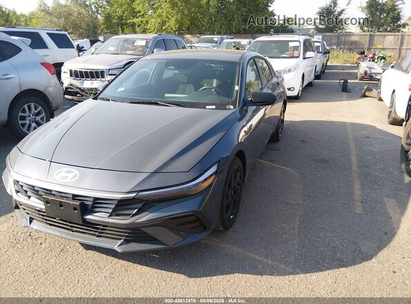 KMHLM4DG9TU218608 2026 HYUNDAI ELANTRA Black Առջևի ձախ երեք քառորդ տեսարան
