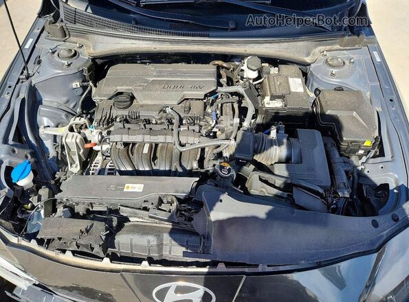 KMHLM4DGXRU673587 2024 HYUNDAI ELANTRA Charcoal Rear interior view