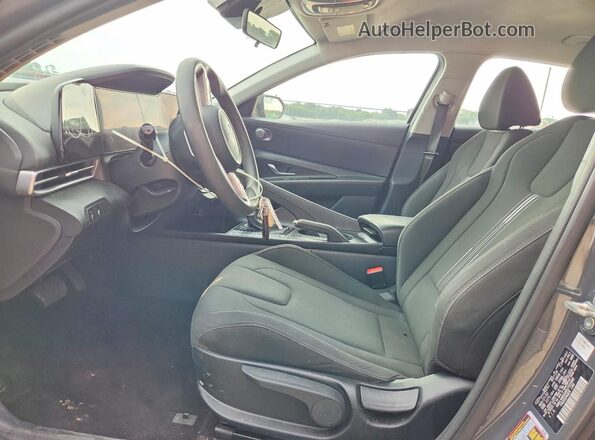 KMHLM4DGXRU703980 2024 HYUNDAI ELANTRA Charcoal Widok wnętrza z przodu
