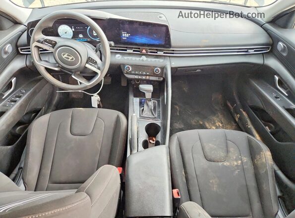 KMHLM4DGXRU703980 2024 HYUNDAI ELANTRA Charcoal Widok deski rozdzielczej
