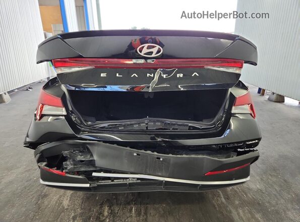 KMHLM4DGXTU134698 2026 HYUNDAI ELANTRA Black Вид наклейки з VIN-кодом