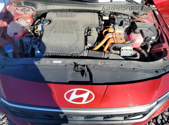 KMHLM4DJ3RU106701 2024 HYUNDAI ELANTRA Red უკანა სალონის ხედი