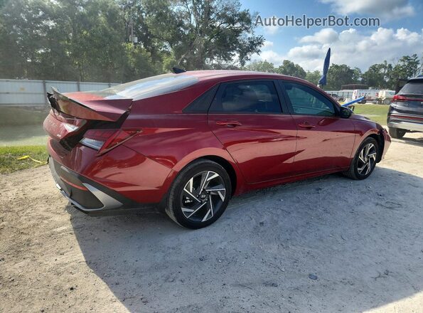 KMHLM4DJ3SU145083 2025 HYUNDAI ELANTRA Red Rear right