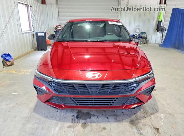 KMHLM4DJ4SU166377 2025 HYUNDAI ELANTRA Maroon წინა ხედი