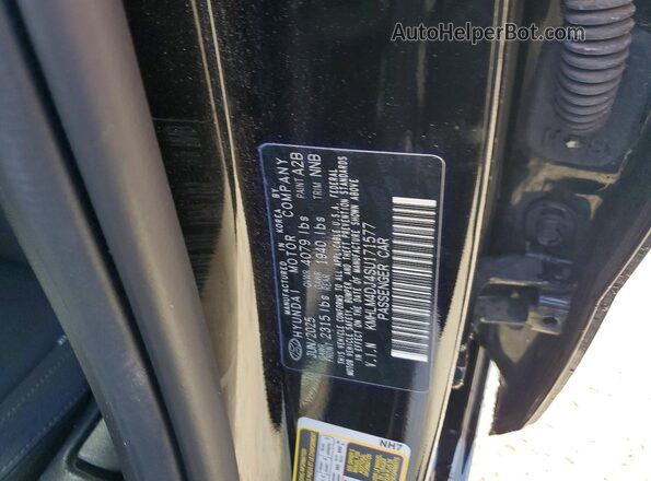 KMHLM4DJ4SU171577 2025 HYUNDAI ELANTRA Black Vista del compartimento del motor
